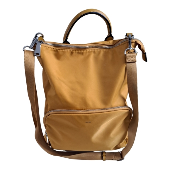 Colab CO LAB crossbody bag shoulder bag secret pocket mustard yellow color - Picture 7 of 15